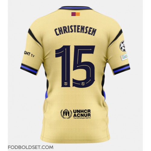 Barcelona Andreas Christensen #15 Udebanetrøje 2025-26 Kortærmet